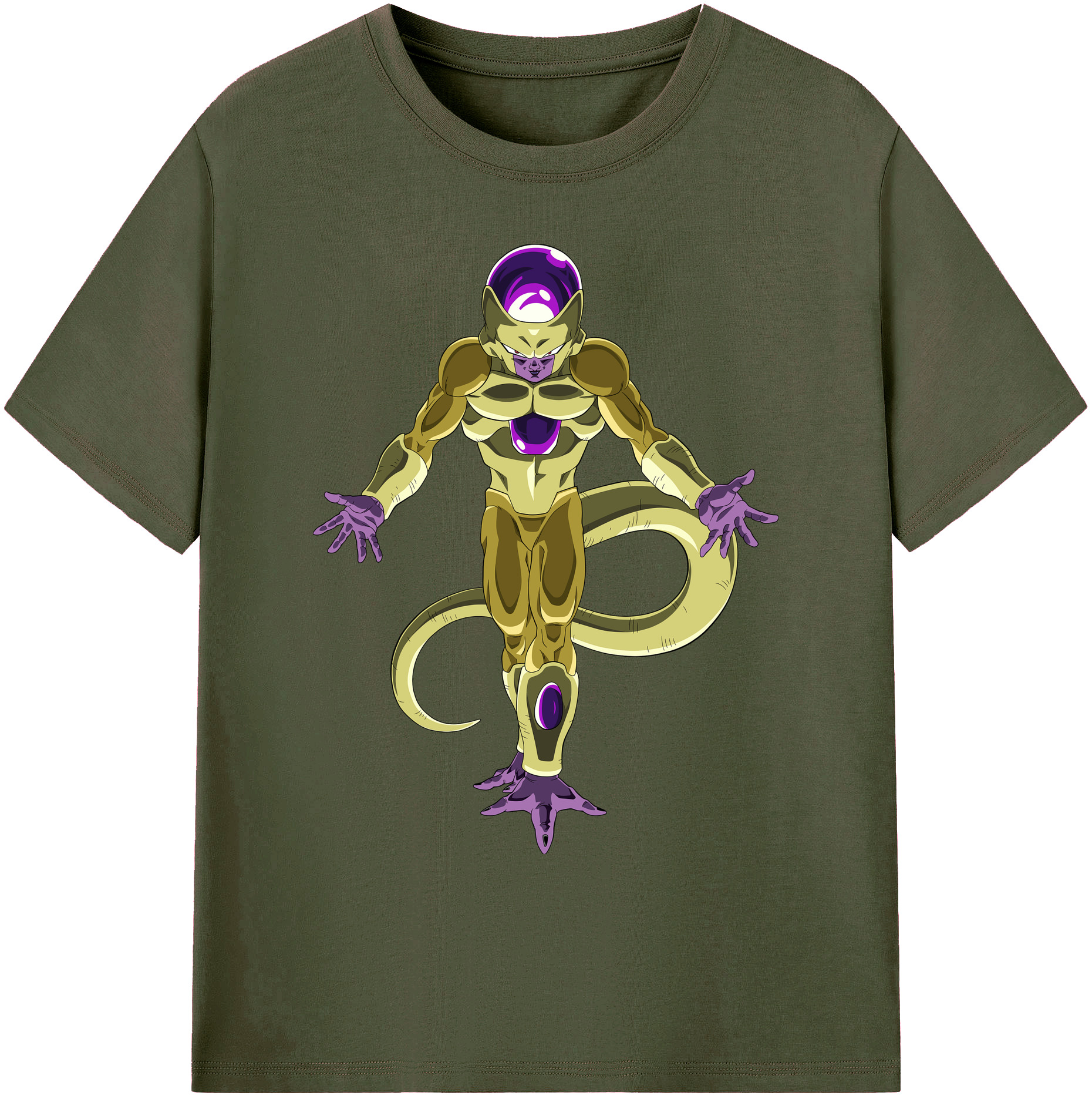 （画像用） ドラゴンボール フリーザ DRAGON BALL Frieza 綿100％ メンズ半袖Tシャツ｜肌触りやわらか＆通気性